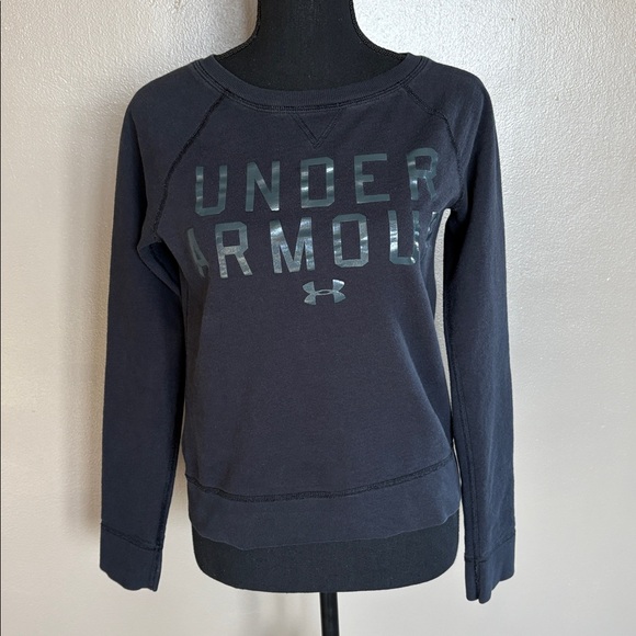 Under Armour Black Crewneck Sweatshirt - Picture 1 of 4